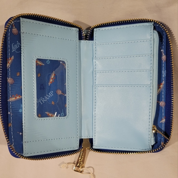 NWT Disney Loungefly Lady Tramp book purse wallet - Picture 6 of 14